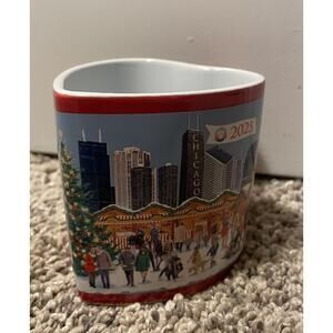 Christkindlmarket Chicago 2025 Heart Shaped Mug German Christmas Market New